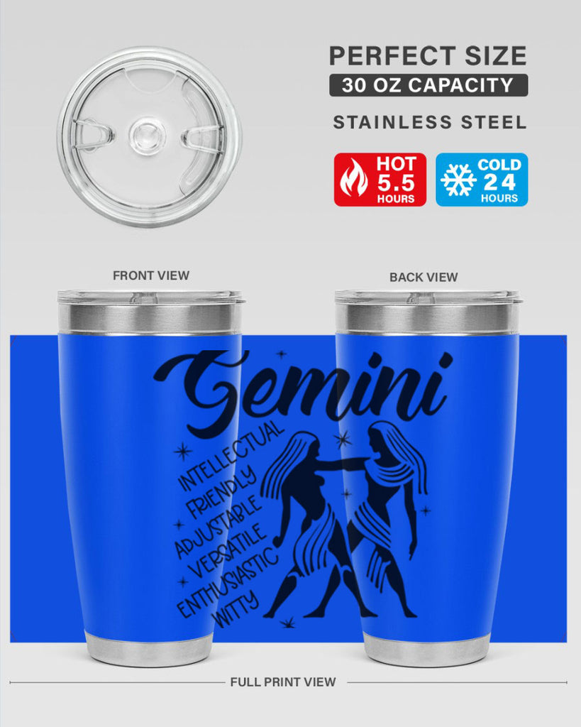 Gemini 223#- zodiac- Tumbler