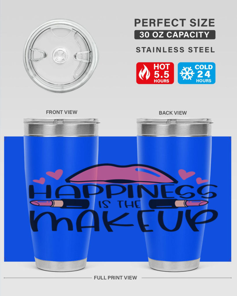 Hapiness Is The Makeup Style 95#- make up- Tumbler