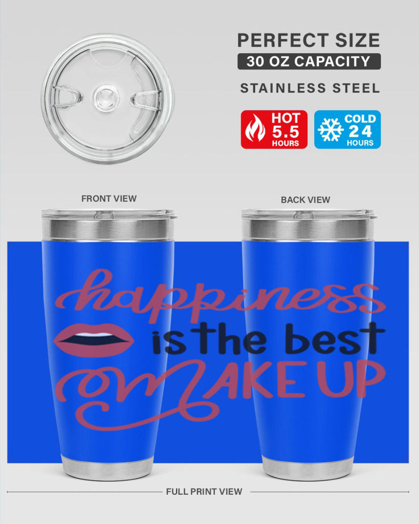 Happiness is the Best Makeup Style 94#- make up- Tumbler