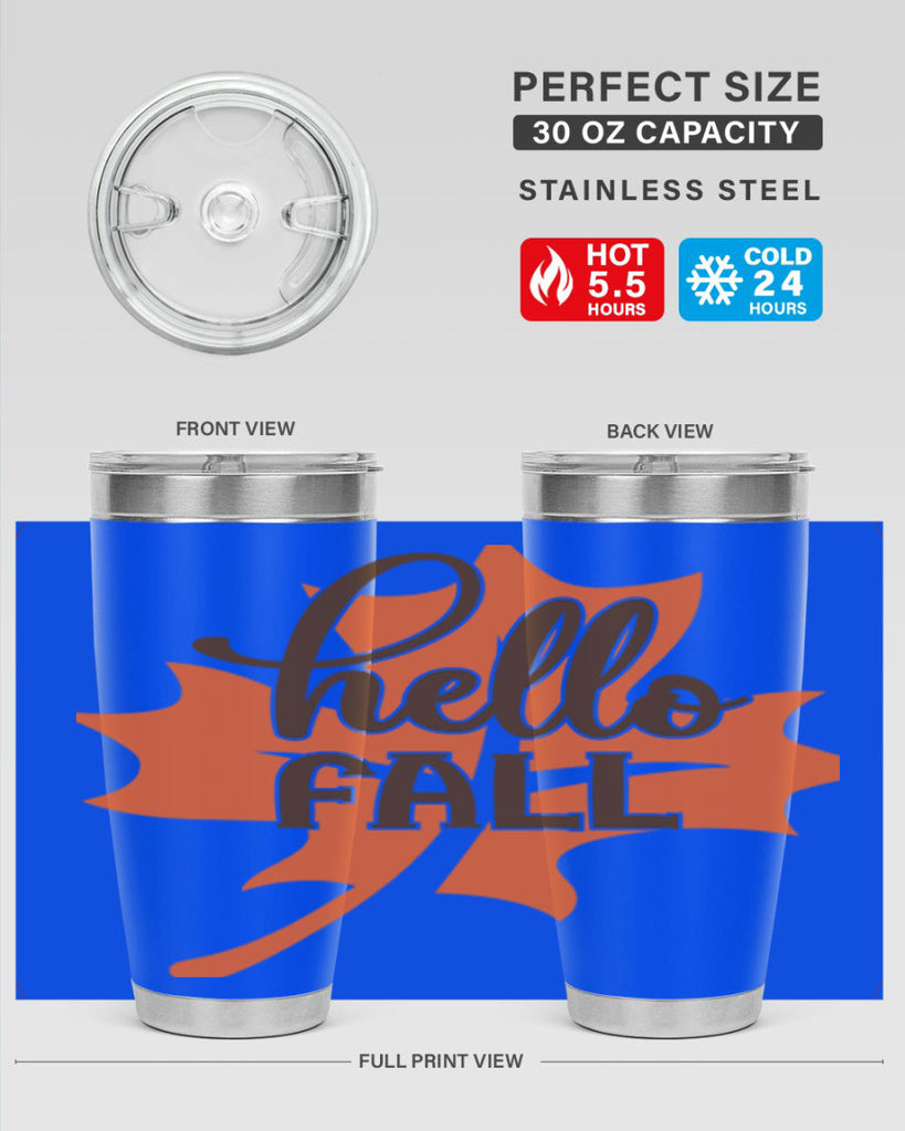Hello Fall 273#- fall- Tumbler