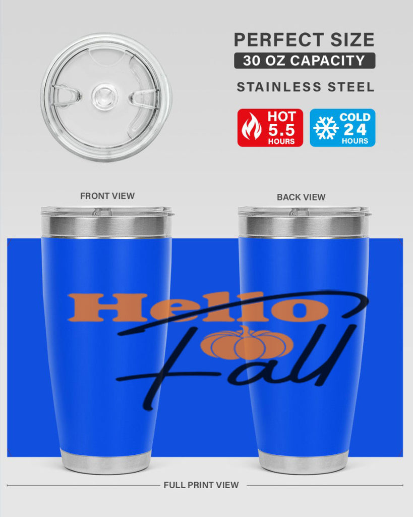 Hello Fall 279#- fall- Tumbler