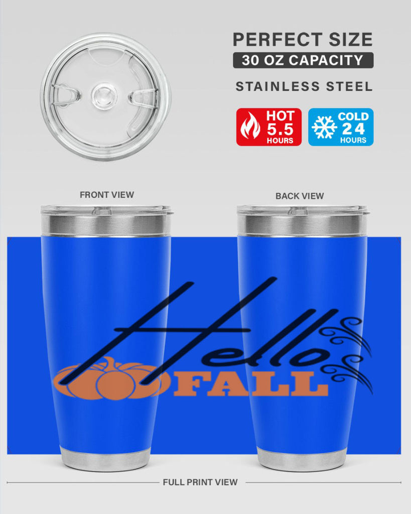 Hello Fall 281#- fall- Tumbler