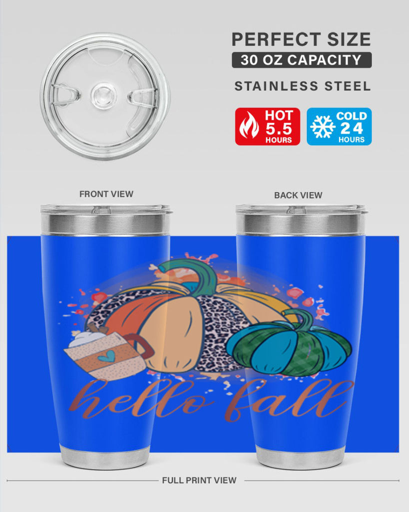 Hello Fall 282#- fall- Tumbler