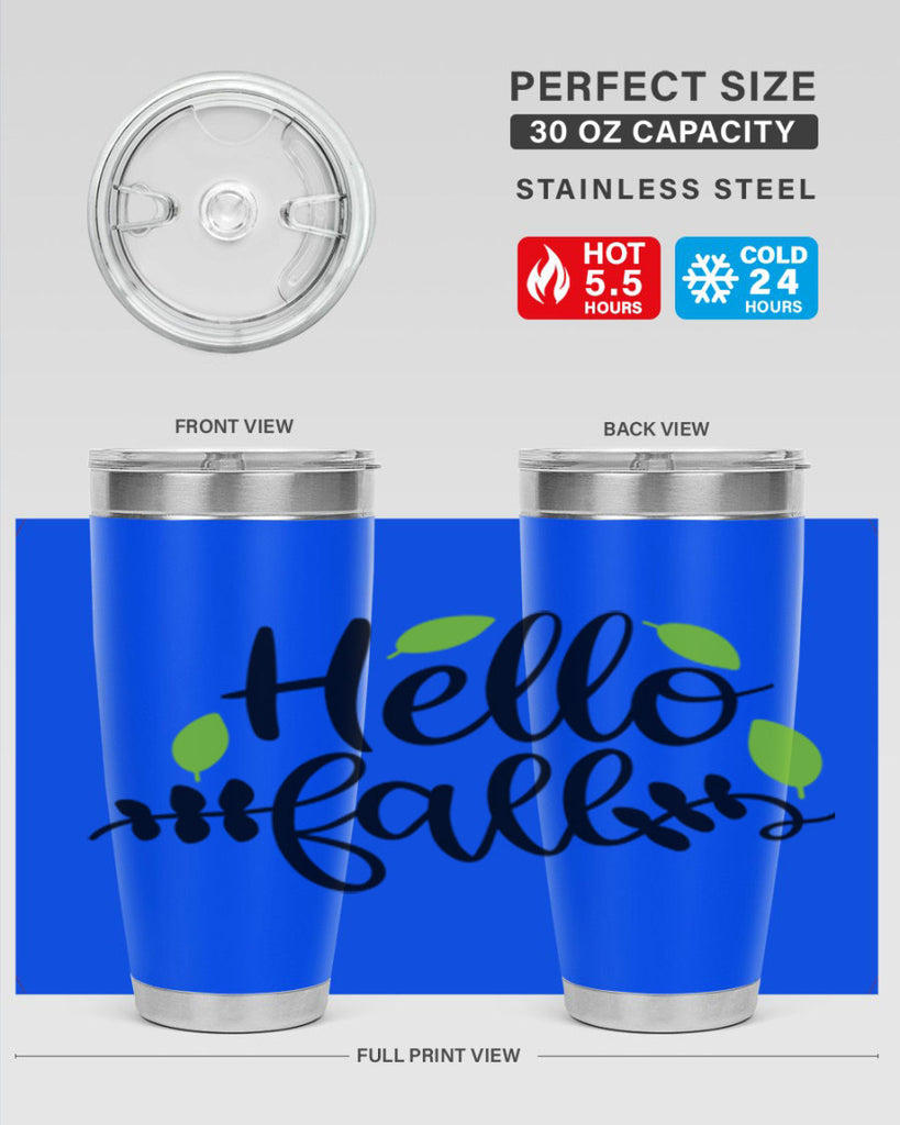 Hello Fall 283#- fall- Tumbler