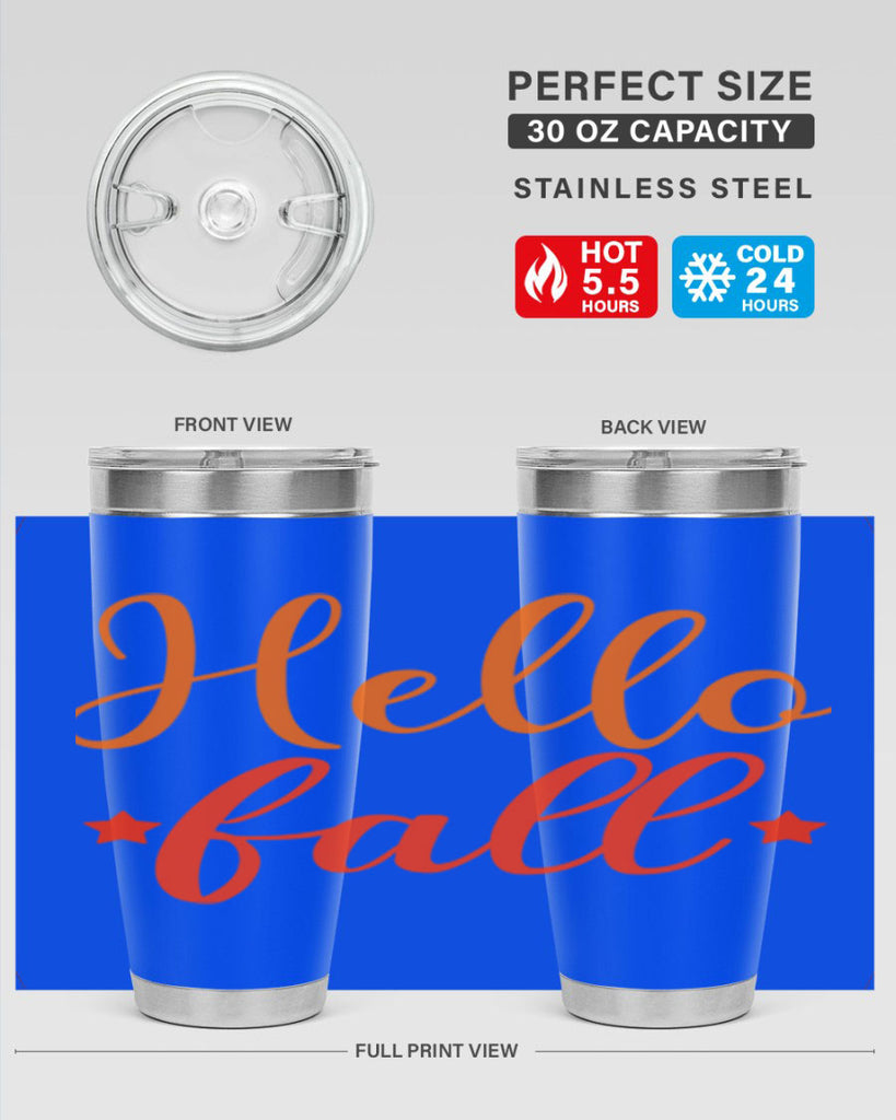 Hello Fall Design 278#- fall- Tumbler