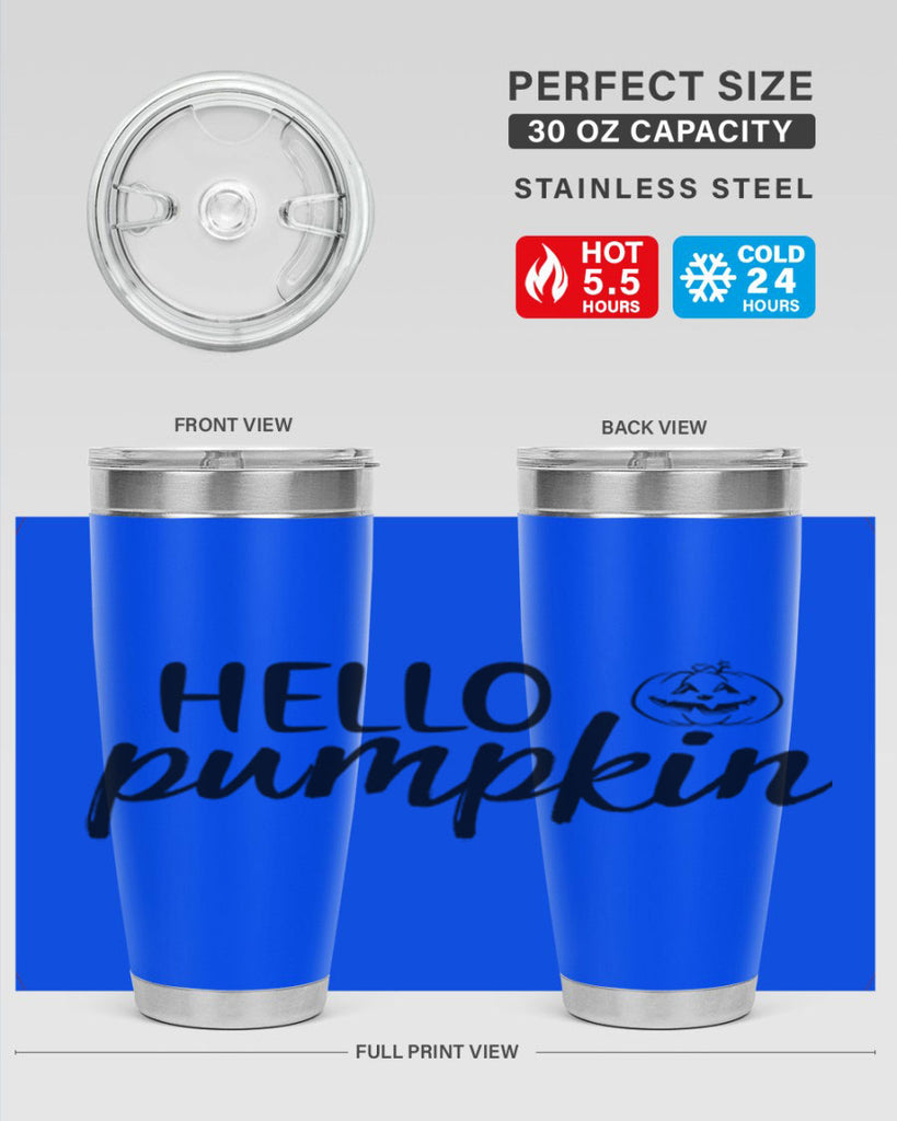 Hello Pumpkin 286#- fall- Tumbler