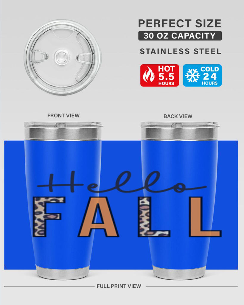 Hello fall 276#- fall- Tumbler