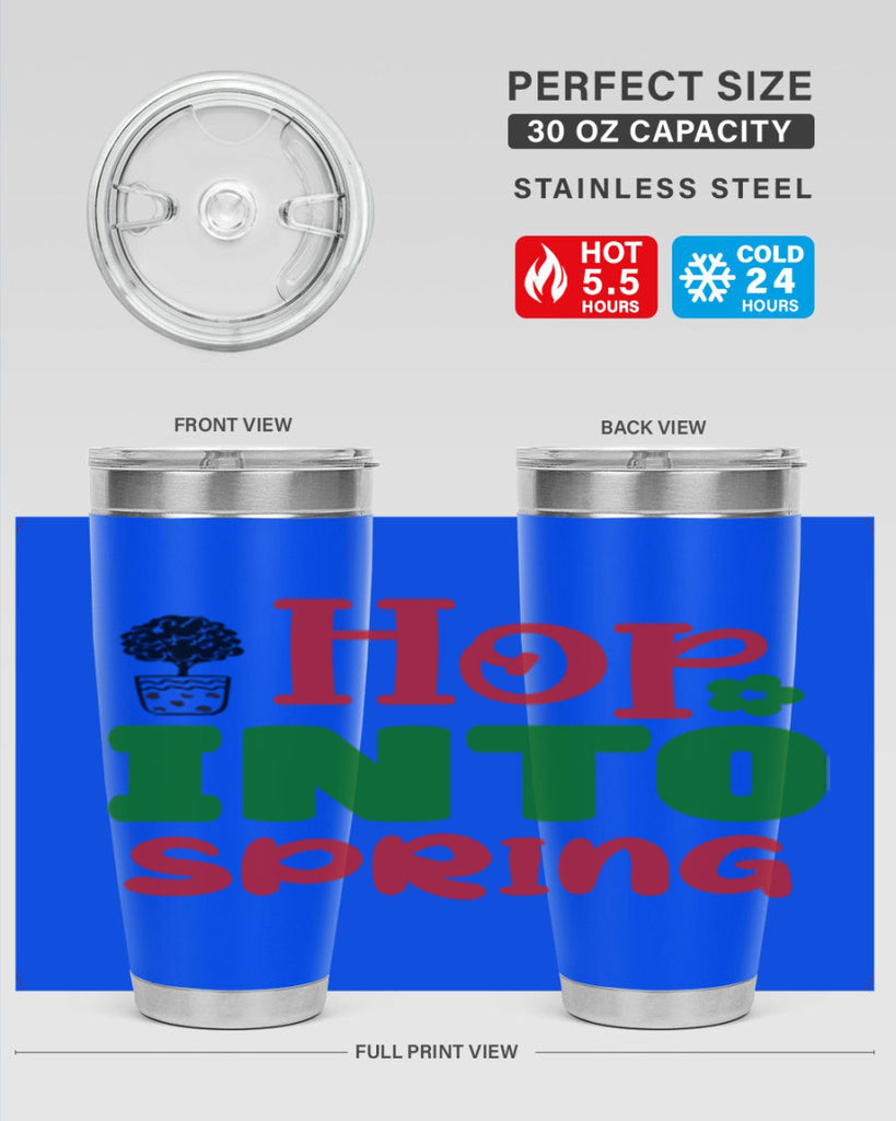 Hop into Spring 251#- spring- Tumbler