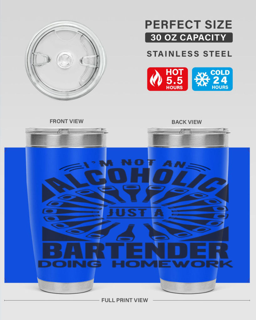Im not an Style 18#- bartender- tumbler