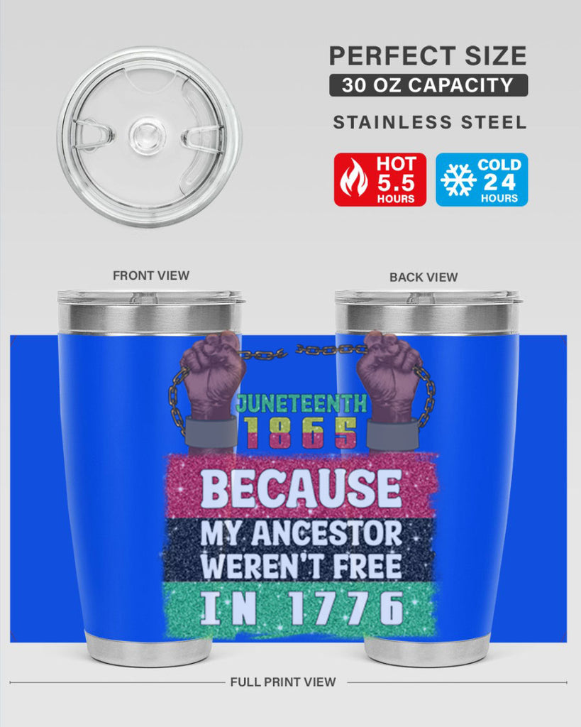 Juneteenth 1865 Ancestor 4#- Juneteenth- tumbler