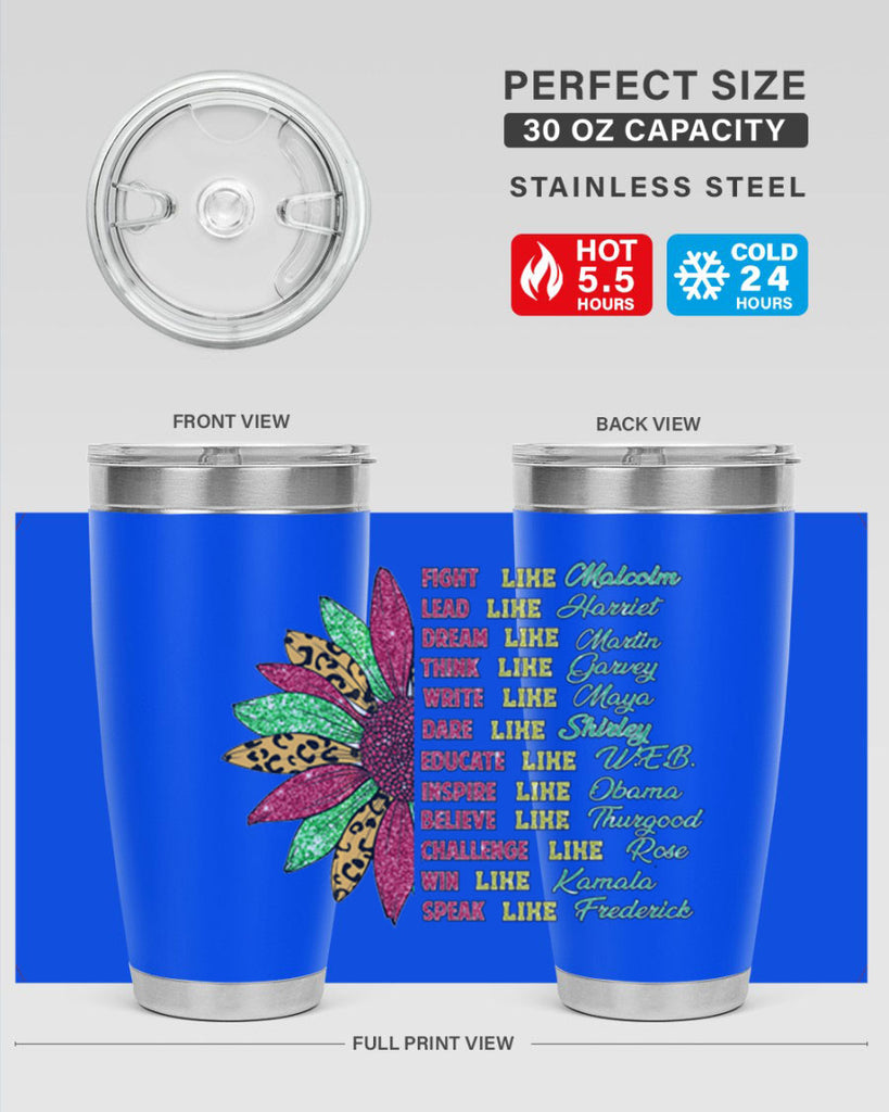 Juneteenth Sunflower Design 17#- Juneteenth- tumbler