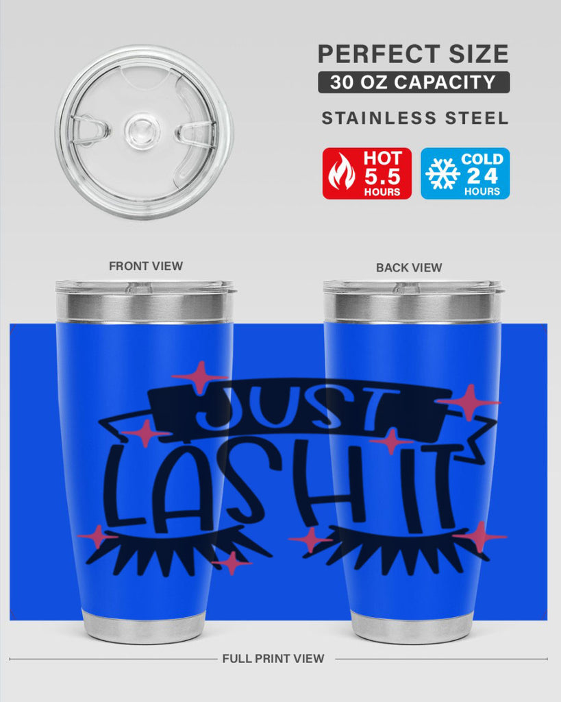 Just Lash It Style 77#- make up- Tumbler