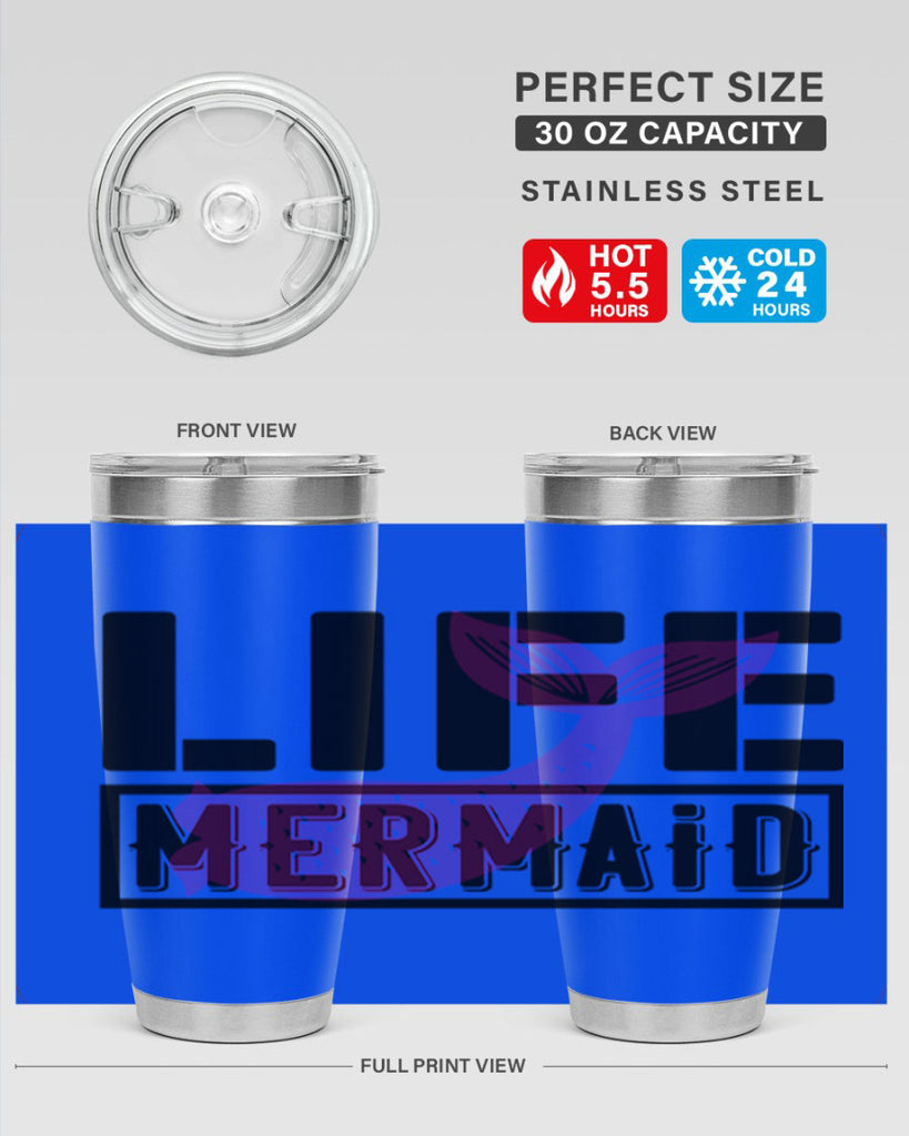 Life mermaid 303#- mermaid- Tumbler