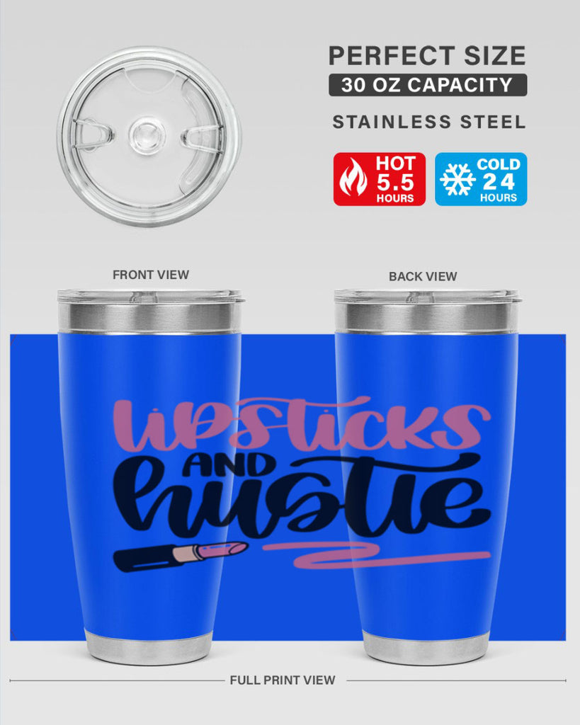 Lipstick And Hustie Style 58#- make up- Tumbler