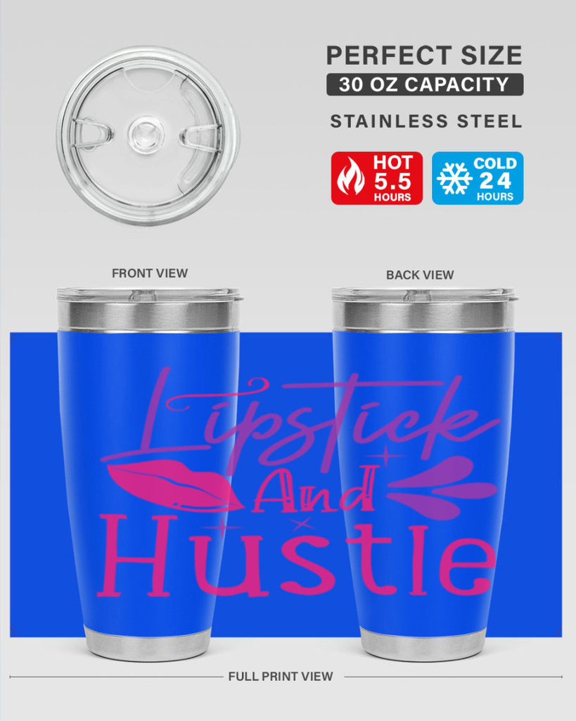 Lipstick And Hustle Style 229#- make up- Tumbler