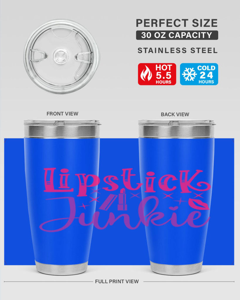 Lipstick Junkie Style 228#- make up- Tumbler
