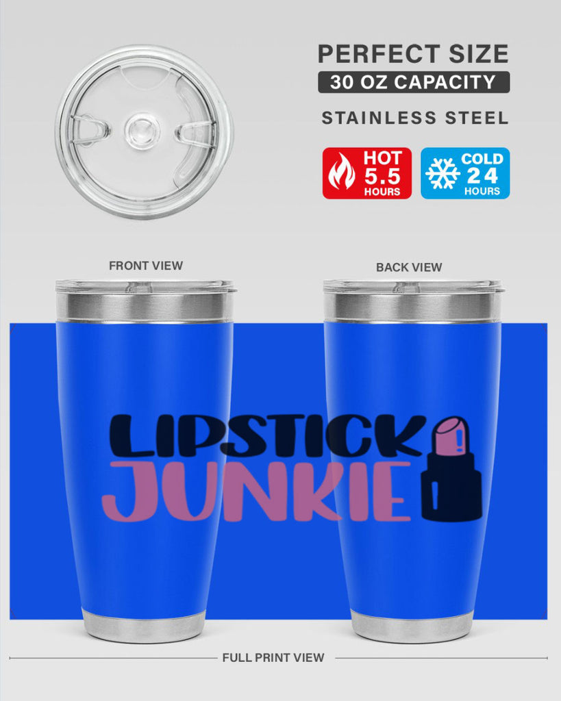 Lipstick Junkie Style 56#- make up- Tumbler
