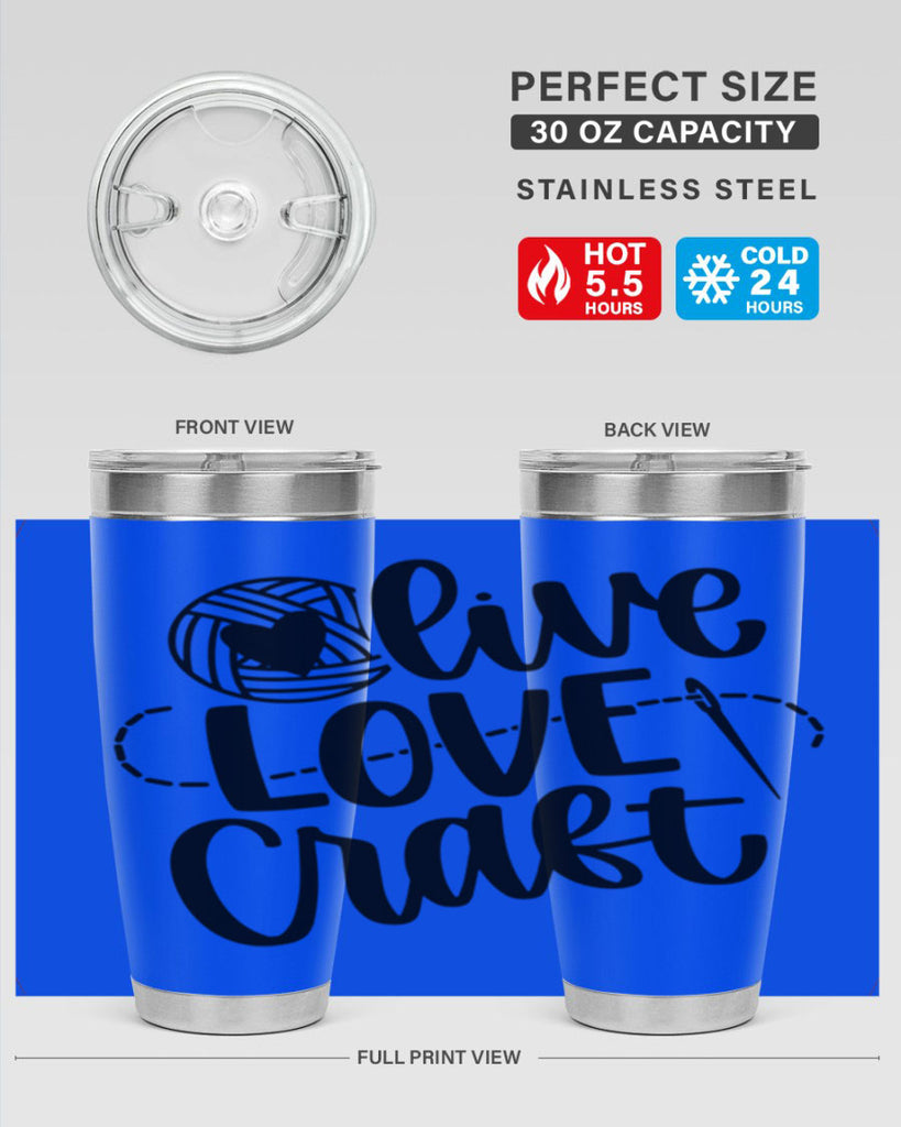 Live Love Craft 15#- crafting- Tumbler
