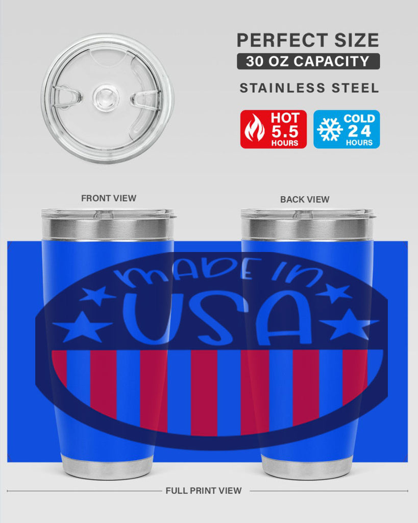 Made In USA Style 165#- Fourt Of July- Tumbler