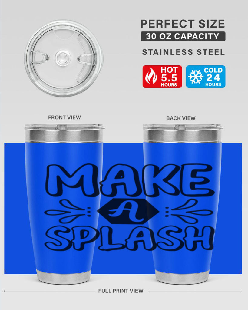 Make a splash 310#- mermaid- Tumbler
