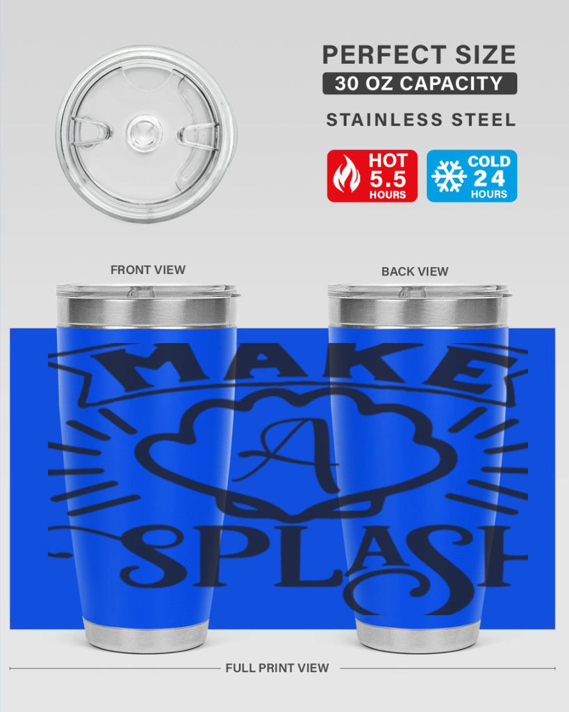 Make a splash 312#- mermaid- Tumbler