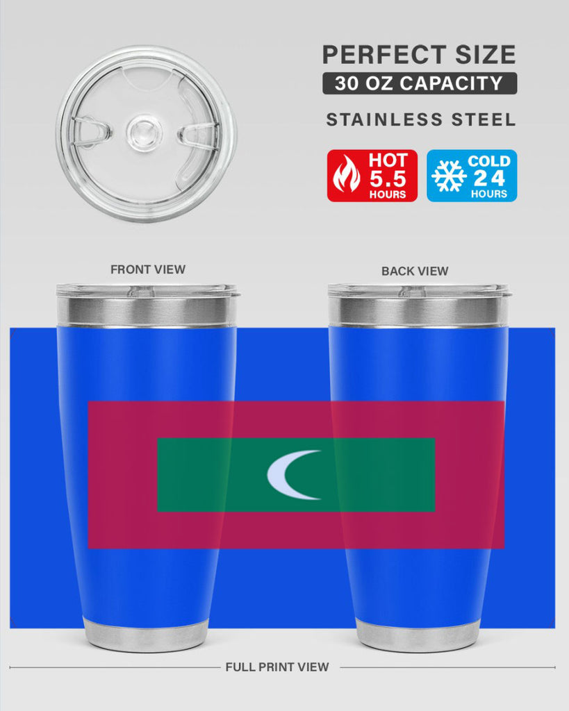 Maldives 93#- world flags- Tumbler