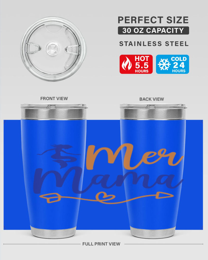 Mer Mama 331#- mermaid- Tumbler