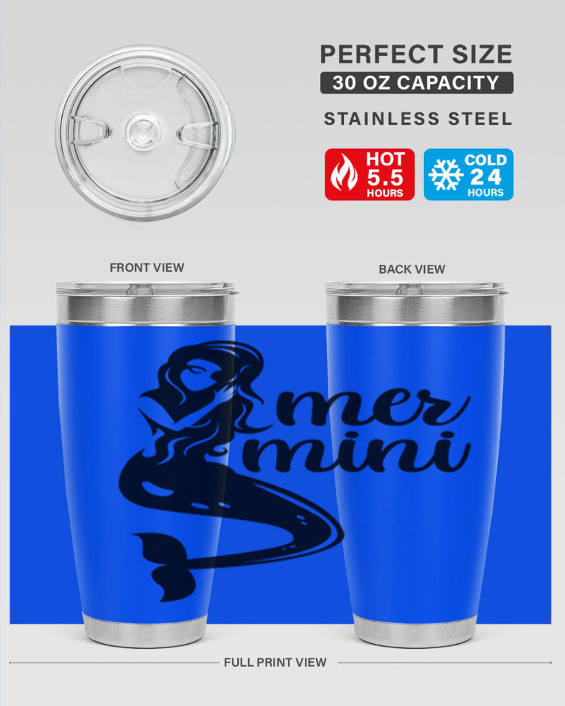 Mer mini 352#- mermaid- Tumbler