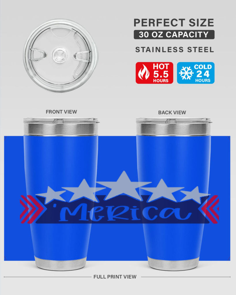 Merica Style 135#- Fourt Of July- Tumbler