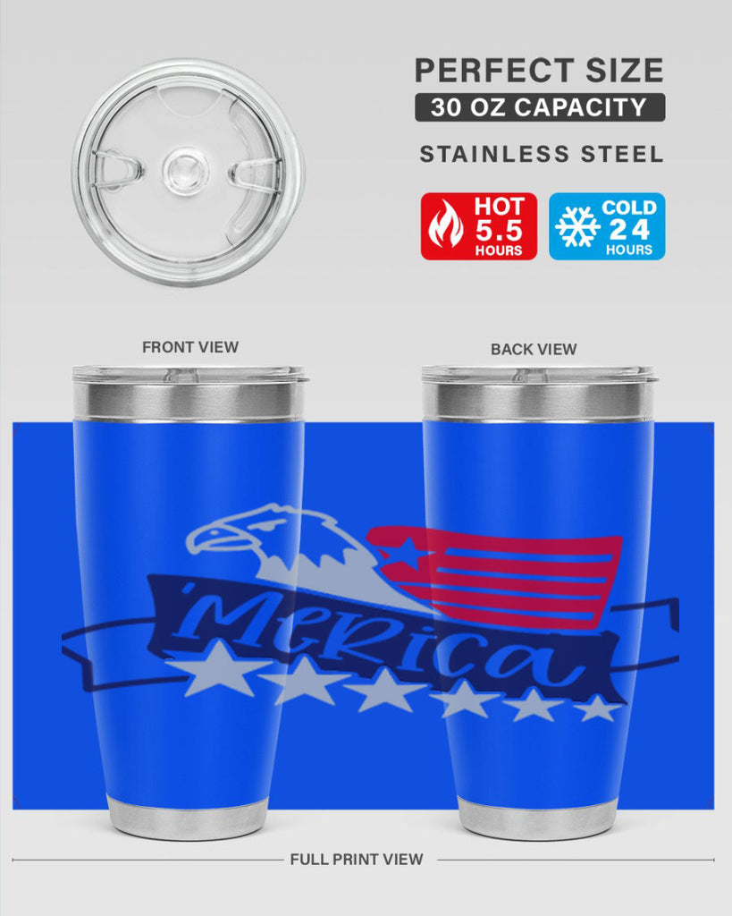 Merica Style 136#- Fourt Of July- Tumbler