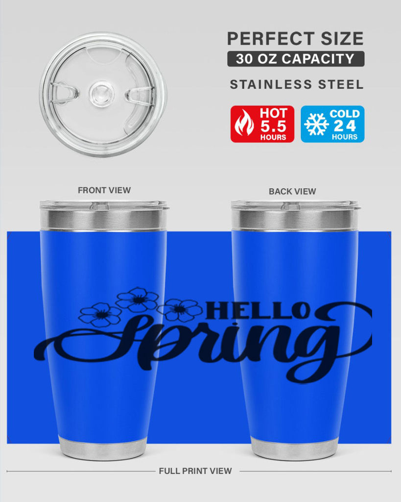 PNG_Hello Spring393#- spring- Tumbler