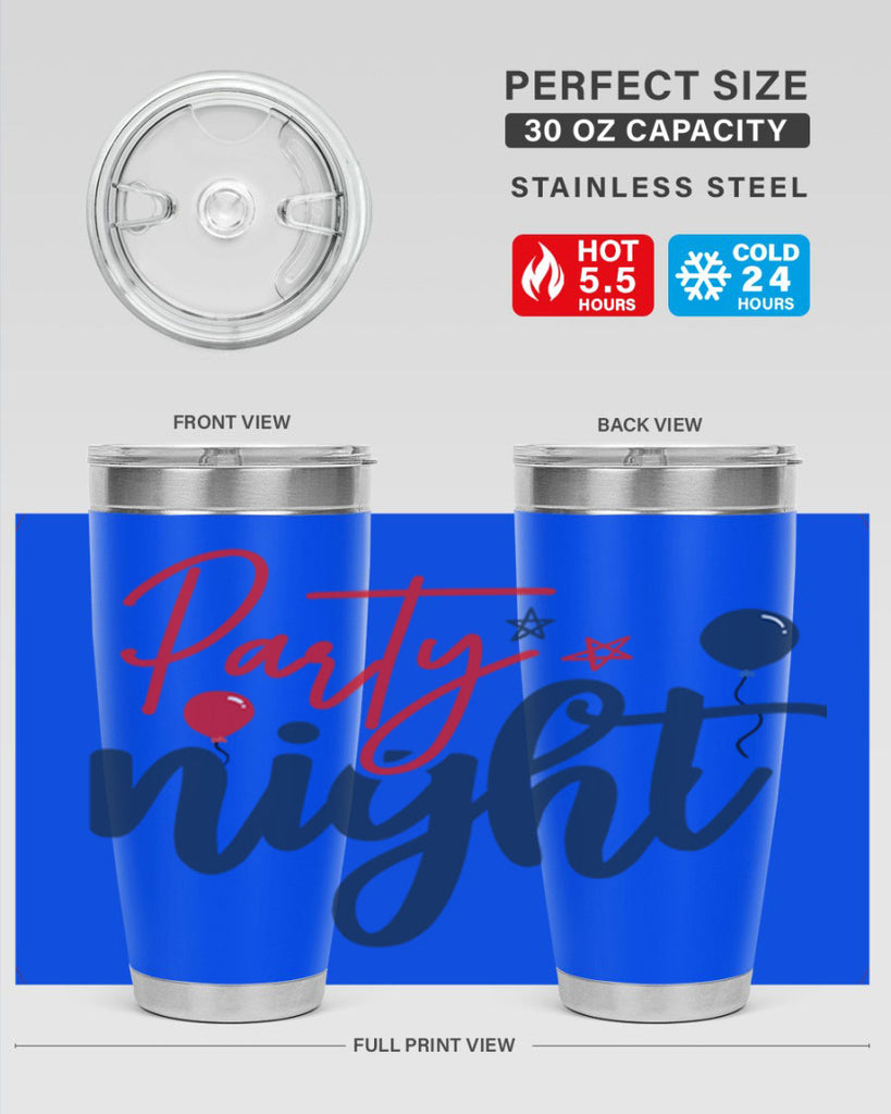 Party Night Style 84#- Fourt Of July- Tumbler