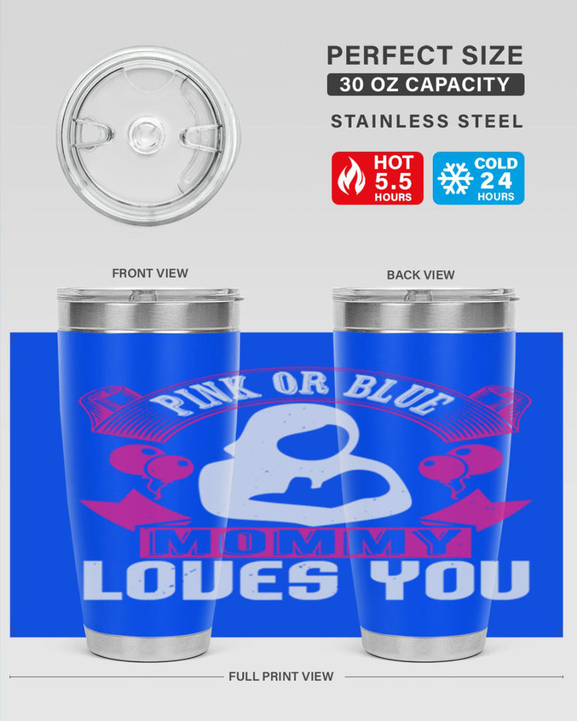 Pink or Blue Monny Loves You Style 178#- baby- tumbler