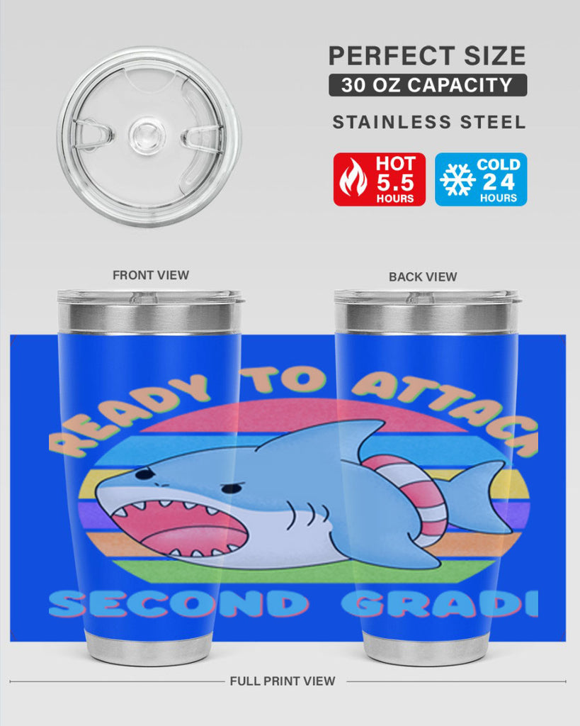 Ready to Attack 2nd Grade 19#- second grade- Tumbler