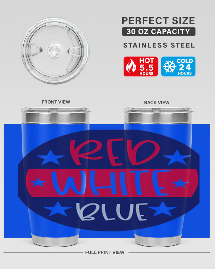 Red White Blue Style 170#- Fourt Of July- Tumbler