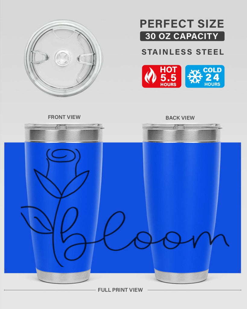 Rosebud line bloom400#- spring- Tumbler