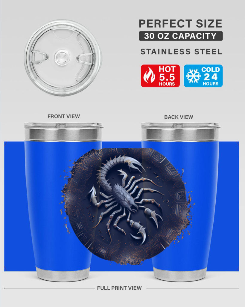 Scorpius 467#- zodiac- Tumbler