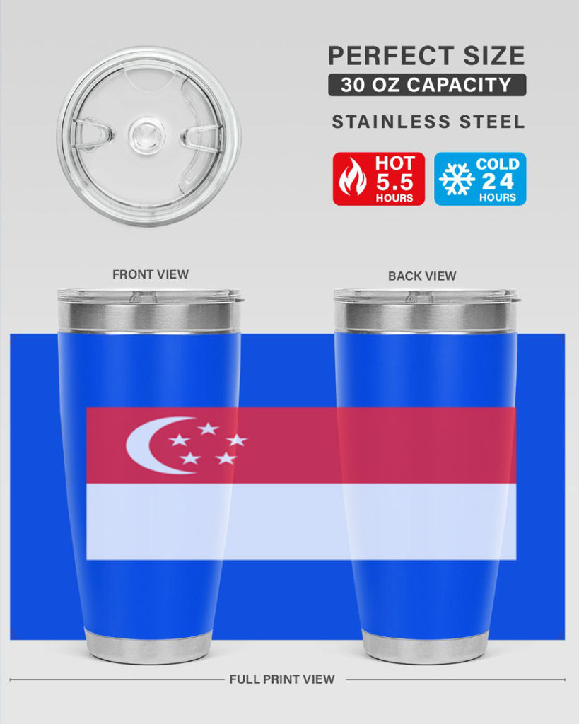 Singapore 41#- world flags- Tumbler