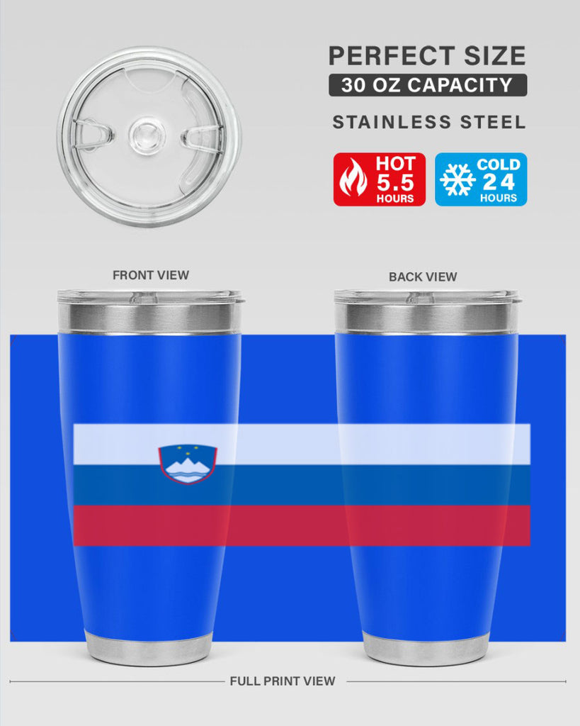 Slovenia 39#- world flags- Tumbler