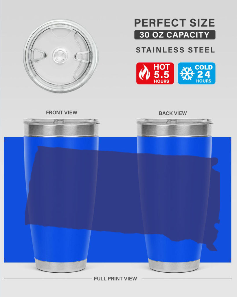South Dakota 10#- stateflags- Tumbler