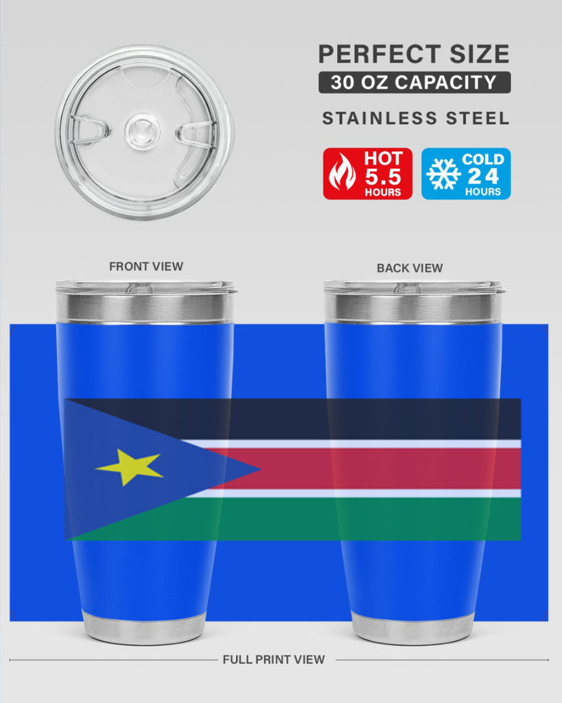 South Sudan 34#- world flags- Tumbler