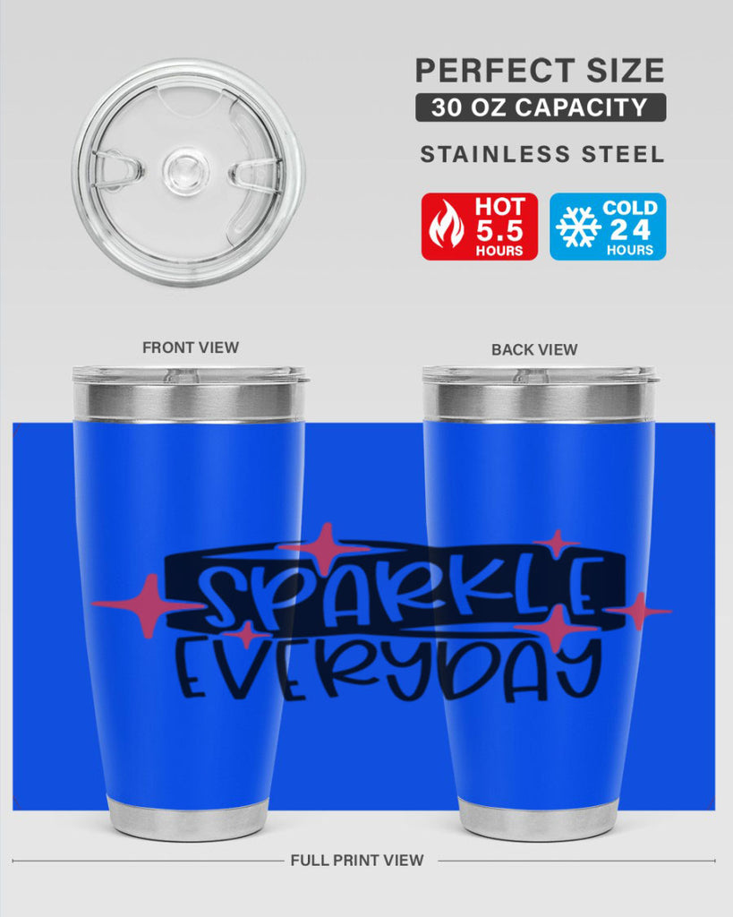 Sparkle Everyday Style 20#- make up- Tumbler