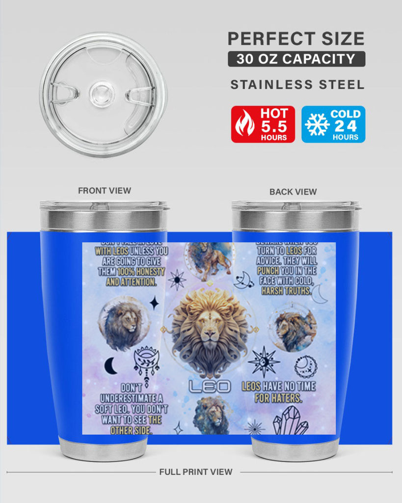 StraightLeo 473#- zodiac- Tumbler