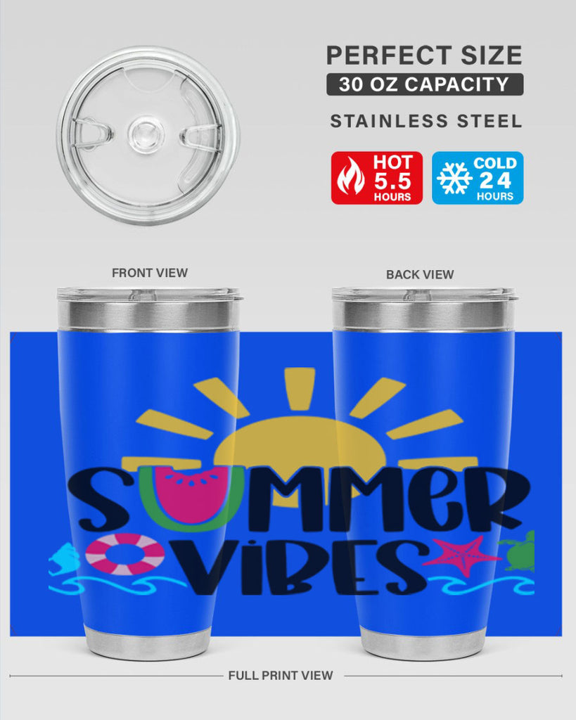Summer Vibes Style 19#- summer- Tumbler