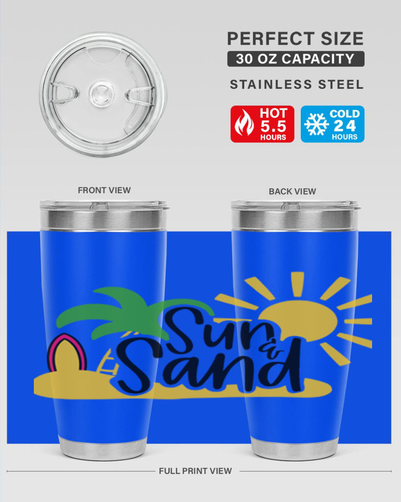 Sun Sand Style 17#- summer- Tumbler