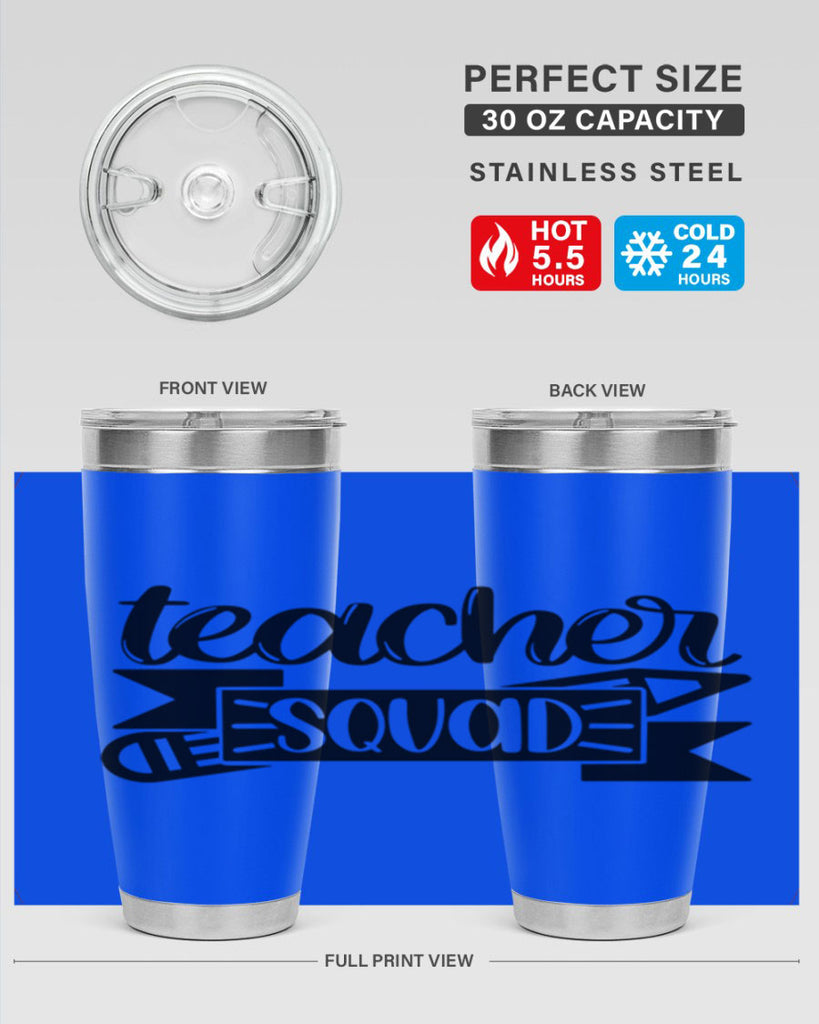 Teacher Squad Style 48#- teacher- tumbler