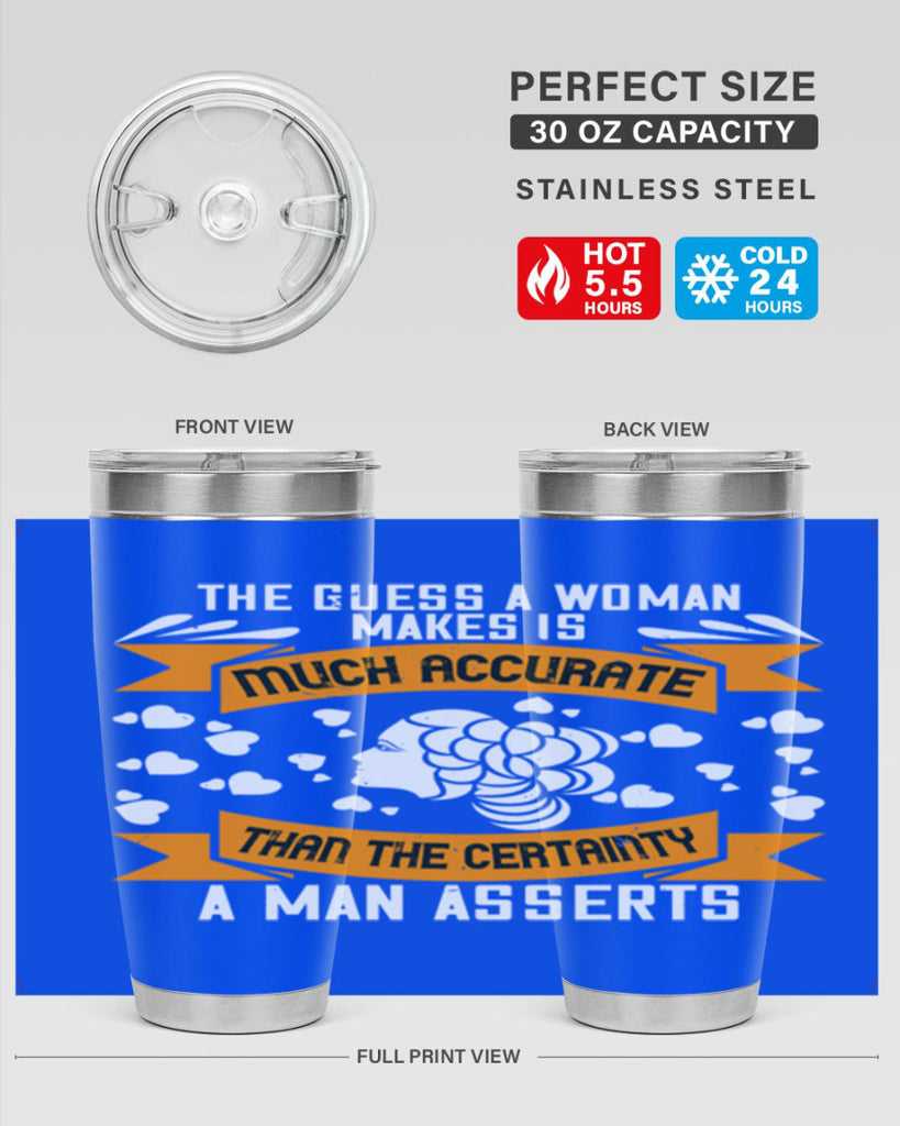 The guess a woman makes is much accurate Style 31#- womens day- Tumbler