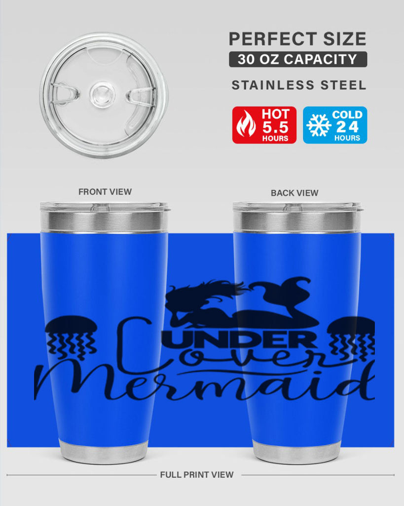 Under Cover Mermaid 642#- mermaid- Tumbler