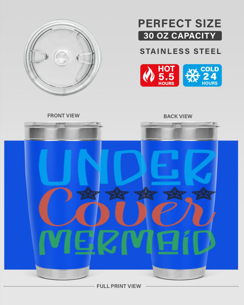 Under Cover Mermaid 648#- mermaid- Tumbler