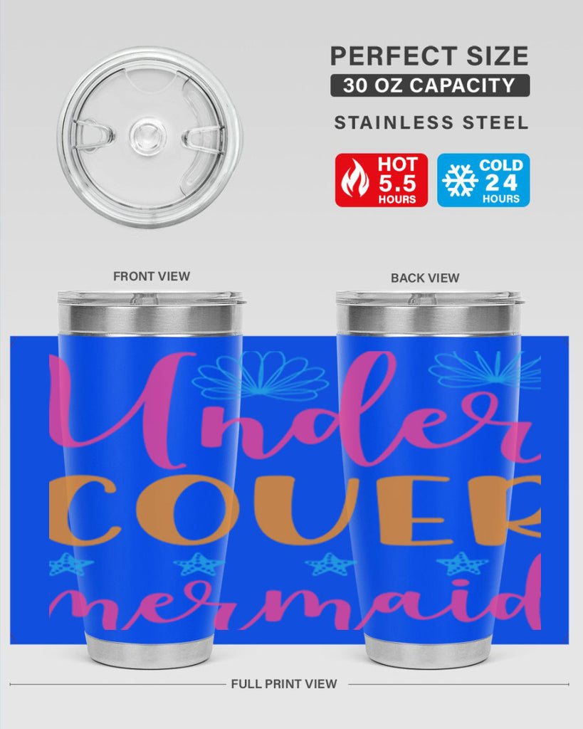 Under Cover Mermaid Design 653#- mermaid- Tumbler